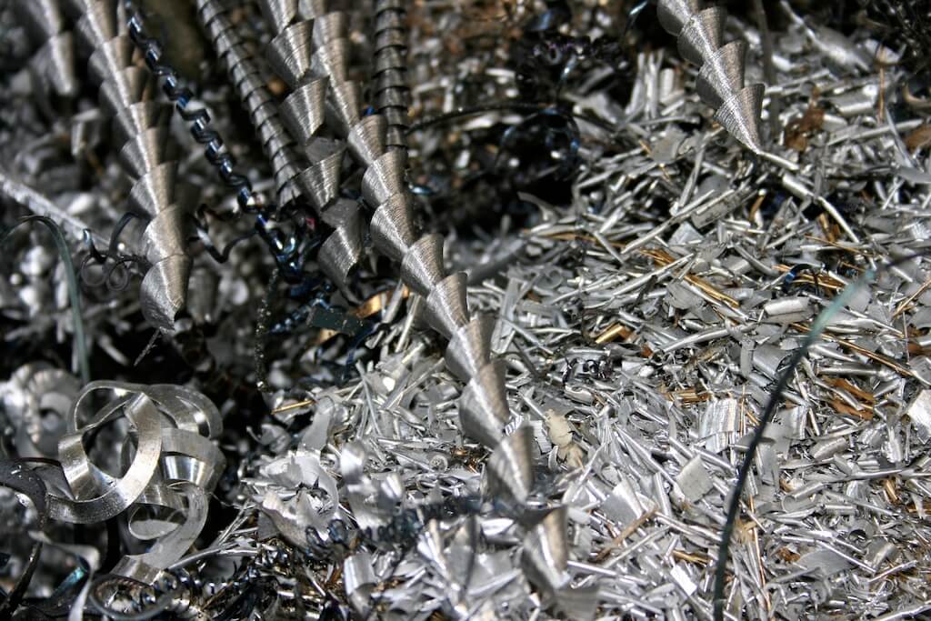 aluminum shavings