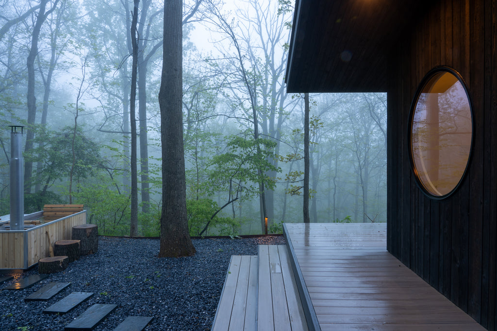 wood fired hot tub in Virginia