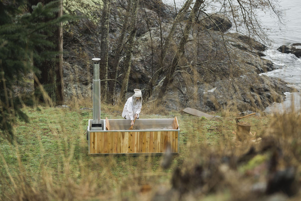 Canadian crafted hot tub