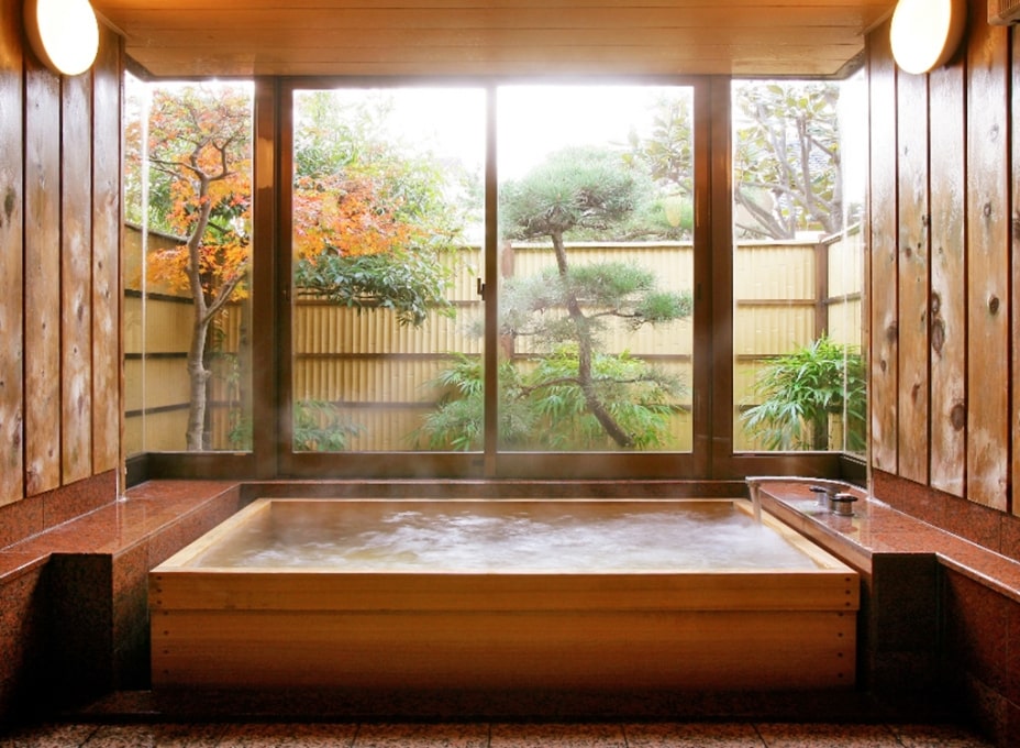 traditional Japanese bath or ofuro 
