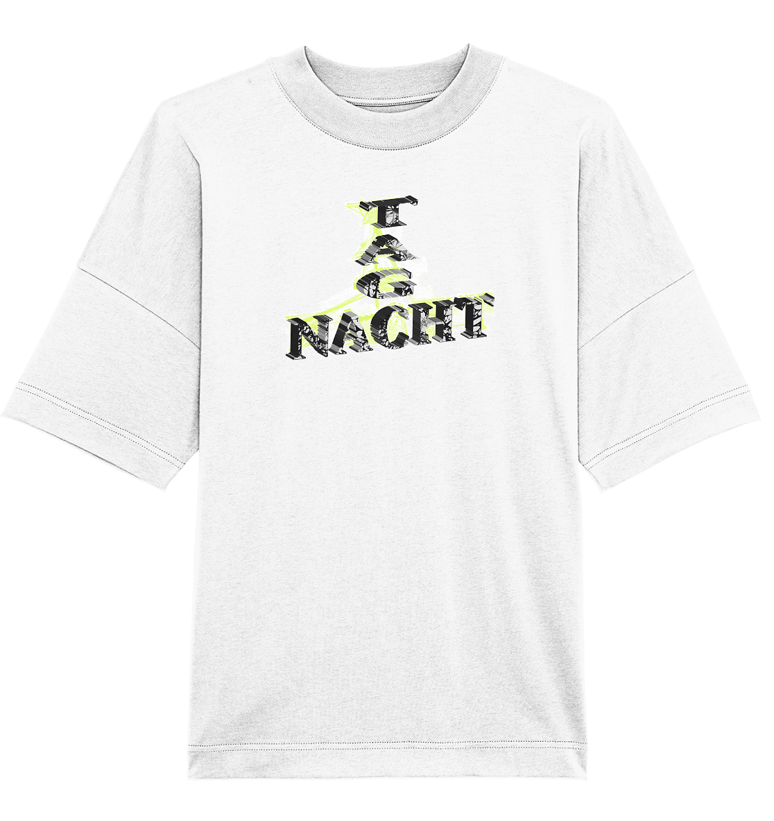 apotheker Scorch Landgoed tagnacht/ - front/back - Organic Oversize Shirt – leartfusion