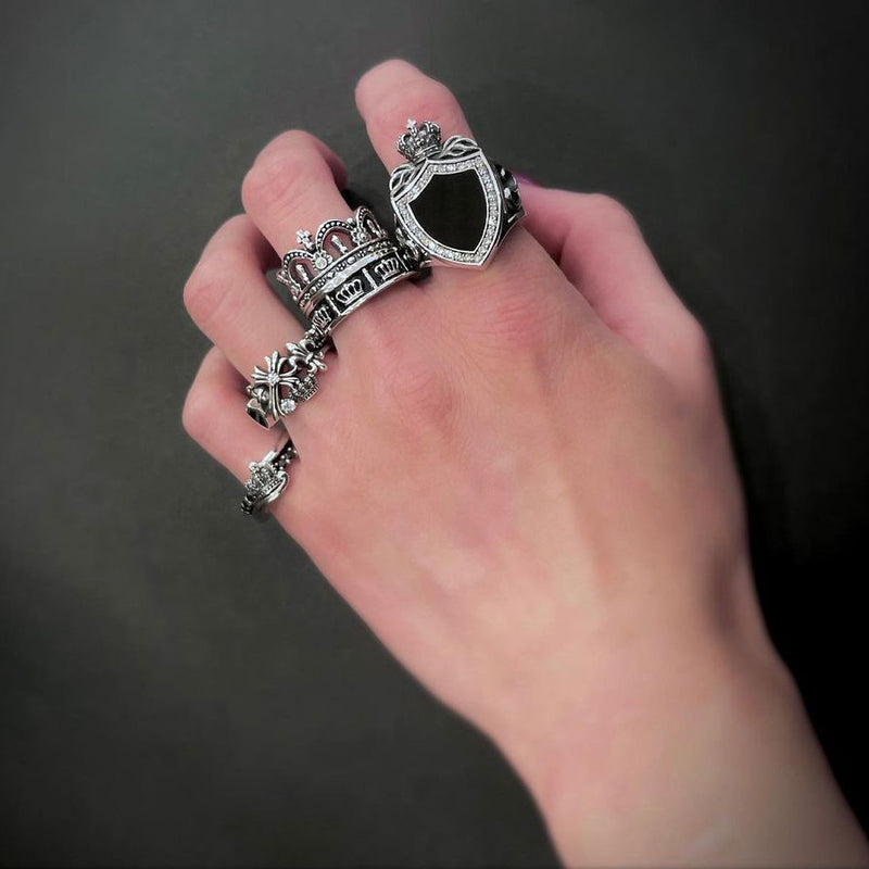 VELVET REVOLVER Ring サファイア ピストル リング 銃-