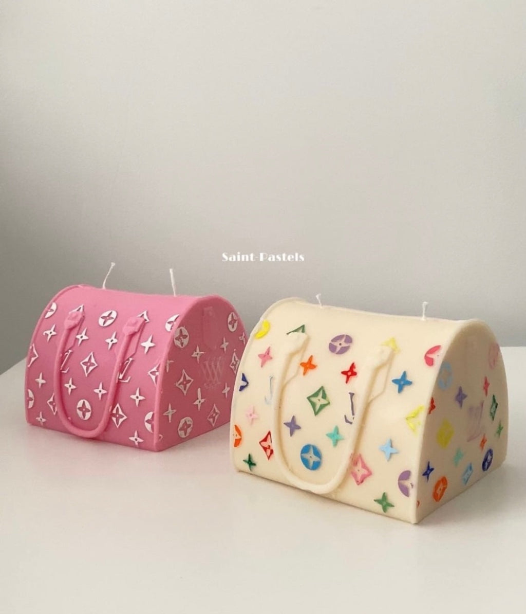 Louis Vuitton Candle with label and Bow - The Brat Shack Party Store