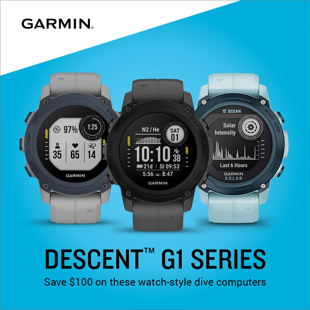Save $100 on Garmin Descent G1 Series dive computers