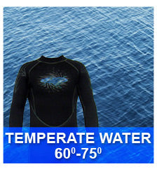 Temperate Water Wetsuits 60-75