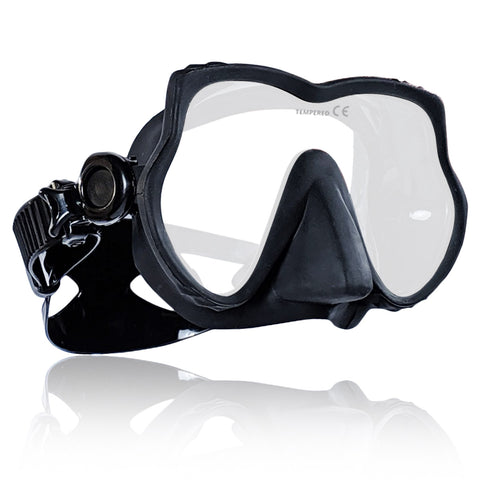 cheap USA clearance Scubapro Ghost Frameless Mask - Black - Comes with  extra comfort strap - New