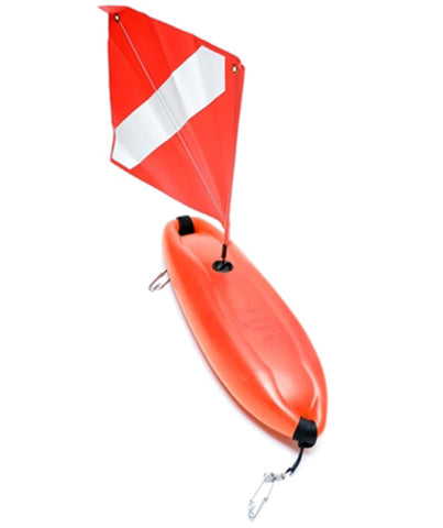 LEIPUPA Spearfishing Buoy 420D Nylon Inflatable Diving Float Removable Dive  Flag with 25m Line Ropes Diver Gear