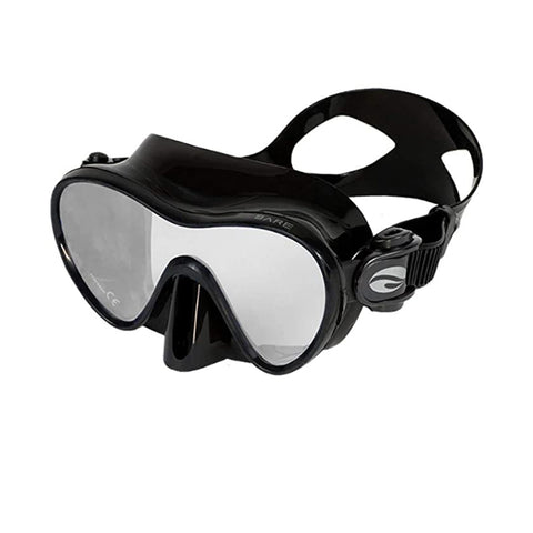 Scubatech Mask Frameless Classic, black silicon matt - Articdiving