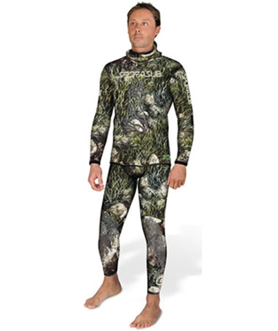 CressiTracina diving suit split male free diving wetsuit camouflage fishing  hunting cold water warm 357mm