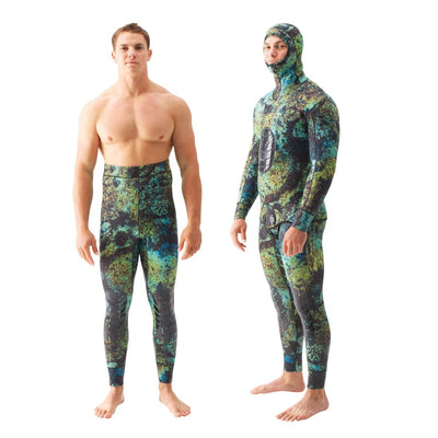 Riffe 3.5mm Vortex 2 piece Camouflage Freediving & Spearfishing Wetsui –  House of Scuba