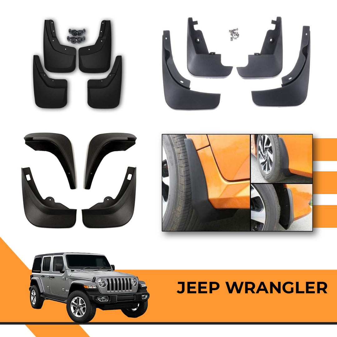 Buy Jeep Wrangler Mud Flaps shipping across India – Autocloud