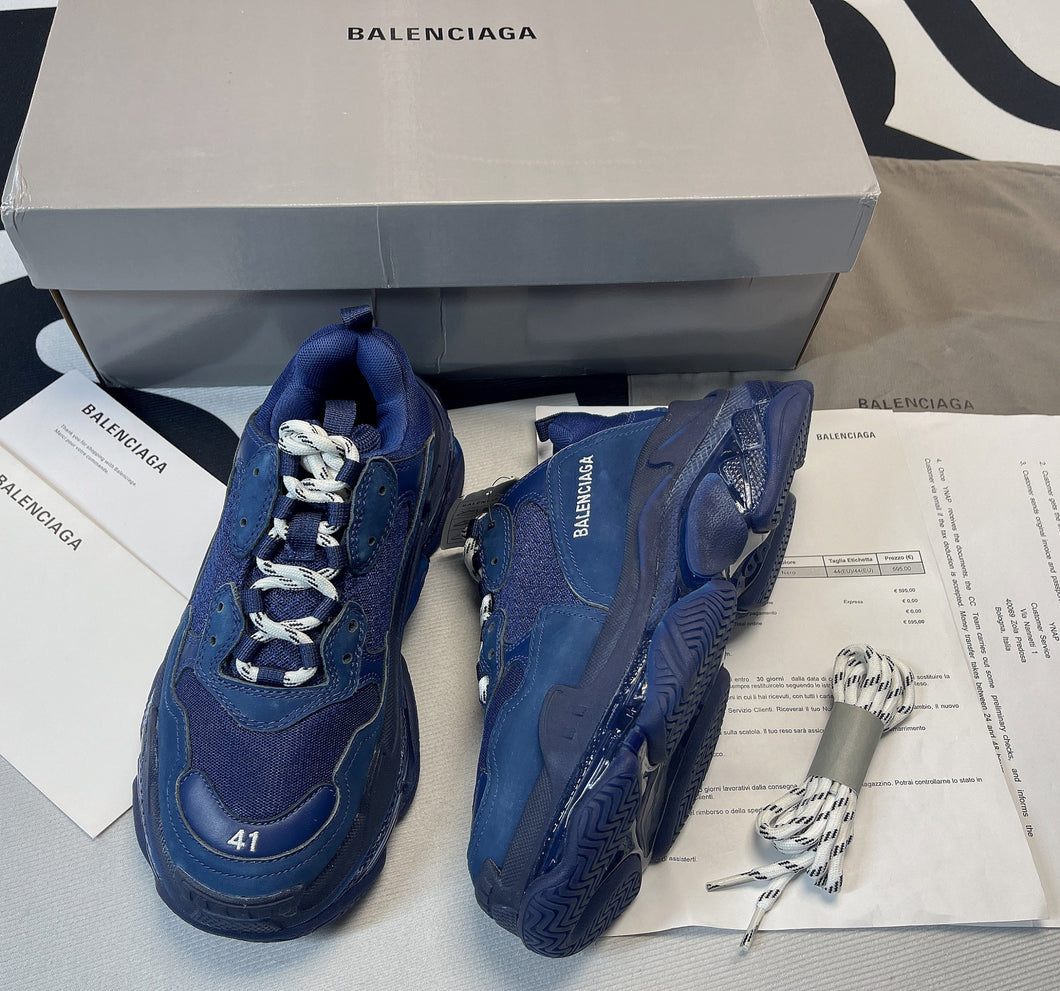 オールノット BALENCIAGA Triple S ネイビー EU43 | labiela.com