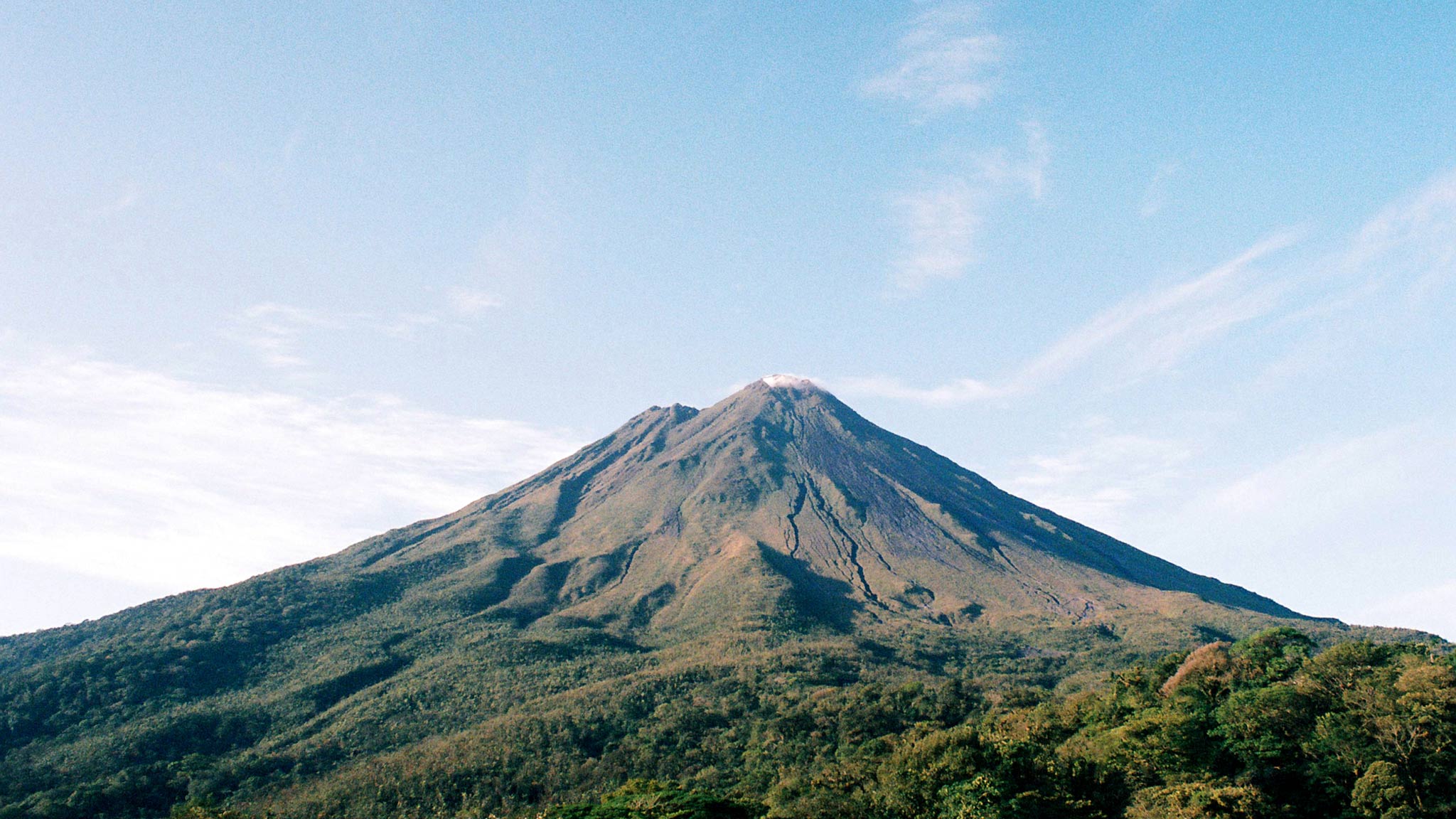 Distant mountain