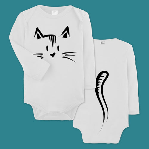 Just A Canadian Who Loves Beluga Cat Organic Short-Sleeved Baby Bodysuit