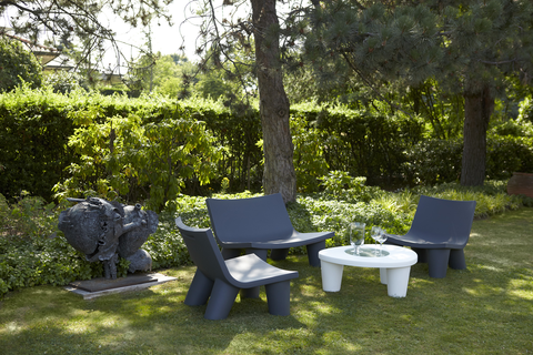 Salon de jardin extérieur Low Lita, disponible en plusieurs coloris chez I.D DECO Marseille