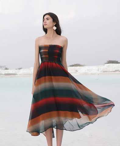 Tube long dress