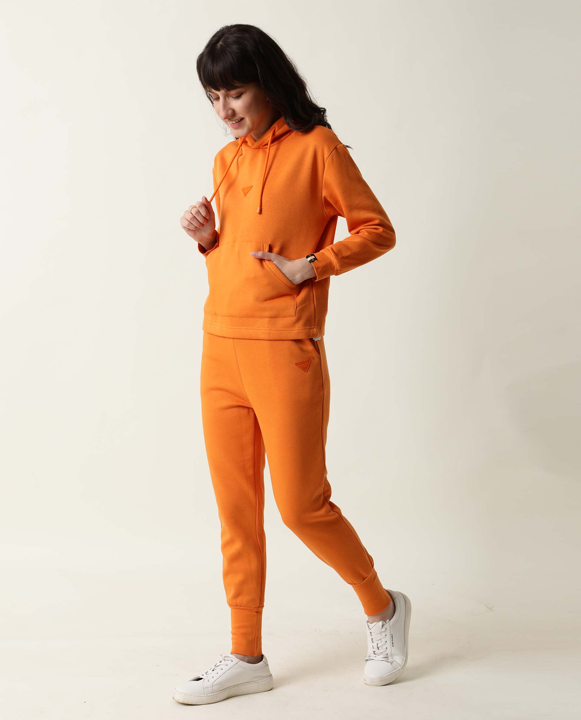 Sindicato Bungalow comodidad Buy Orange Track Pant For Women Online 8907279313812 At Rareism