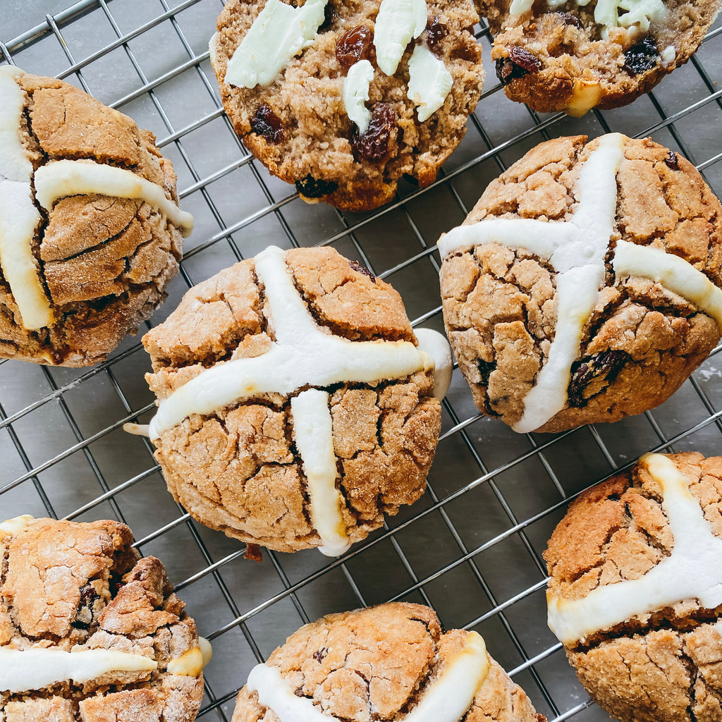 Halo & Swoon Hot Cross Bun Scones - GF vegan