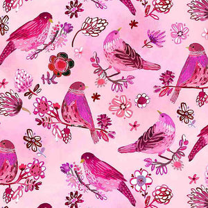 So Fly in Pink-Fabric-Dear Stella-Little Pilgrim Shop