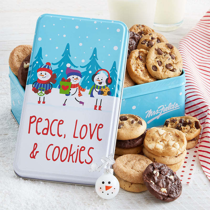 JOYIN  Christmas Cookie Tins with Lids