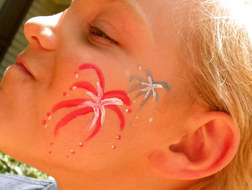 4th of july face paint