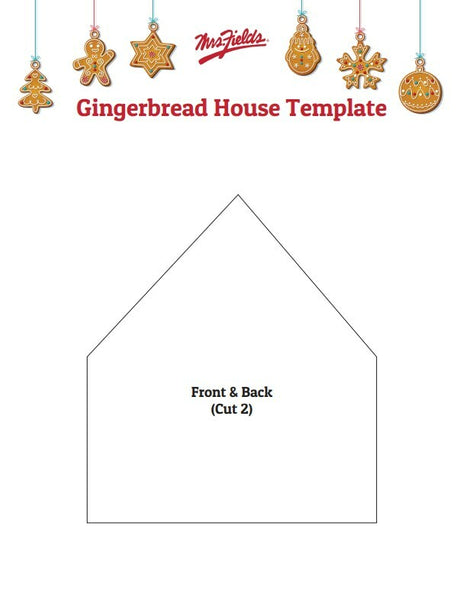 gingerbread house printable template part 1