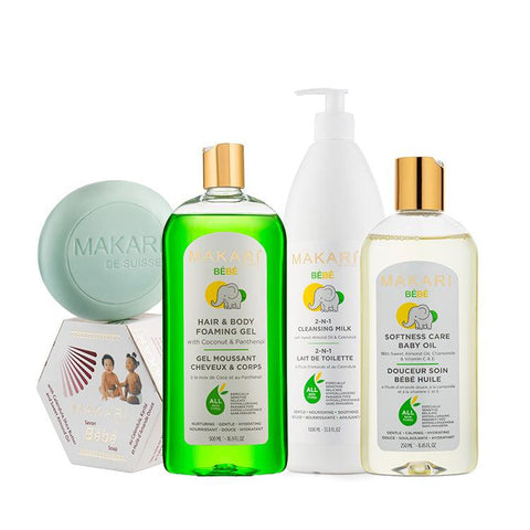 Makari Baby Essentials Gift Set (4 pc set): 