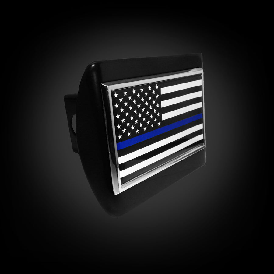 BLUE LINE FLAG HITCH COVER