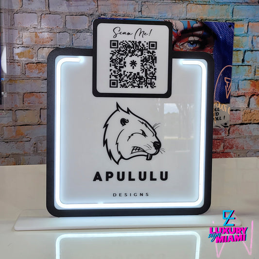 Printing Qr code Sign Neon – Luxury Sign Miami