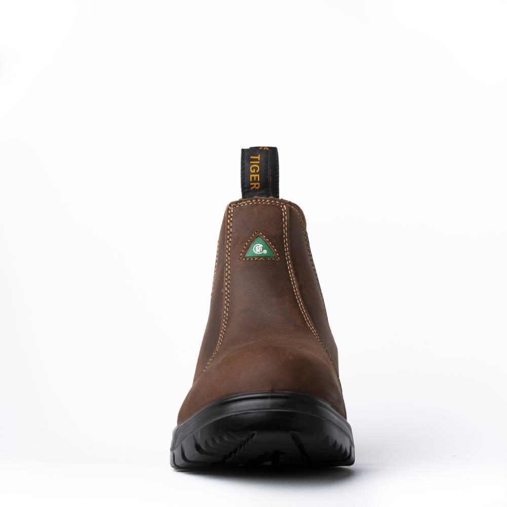 green triangle safety shoes