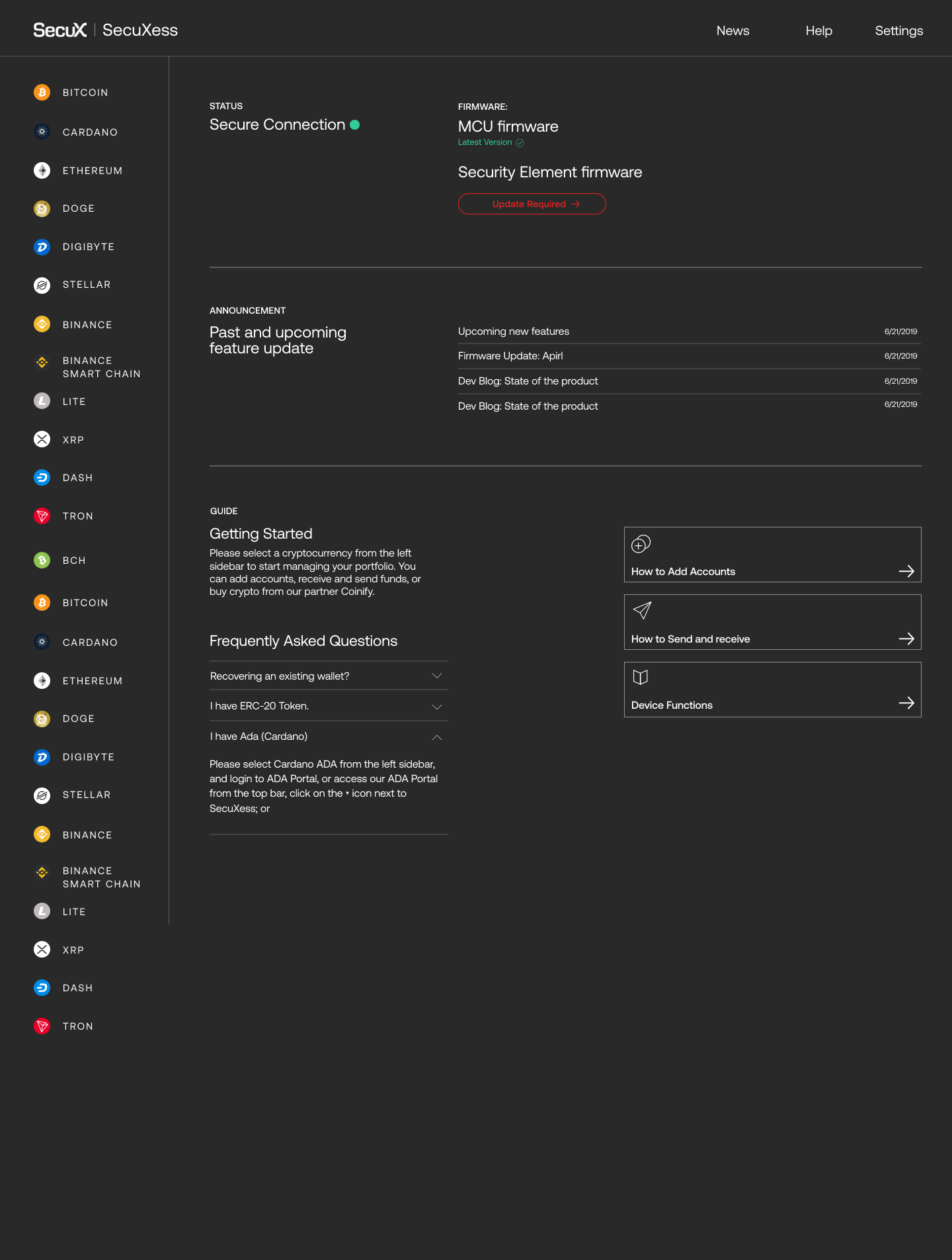 What’s new in our web app SecuXess 2