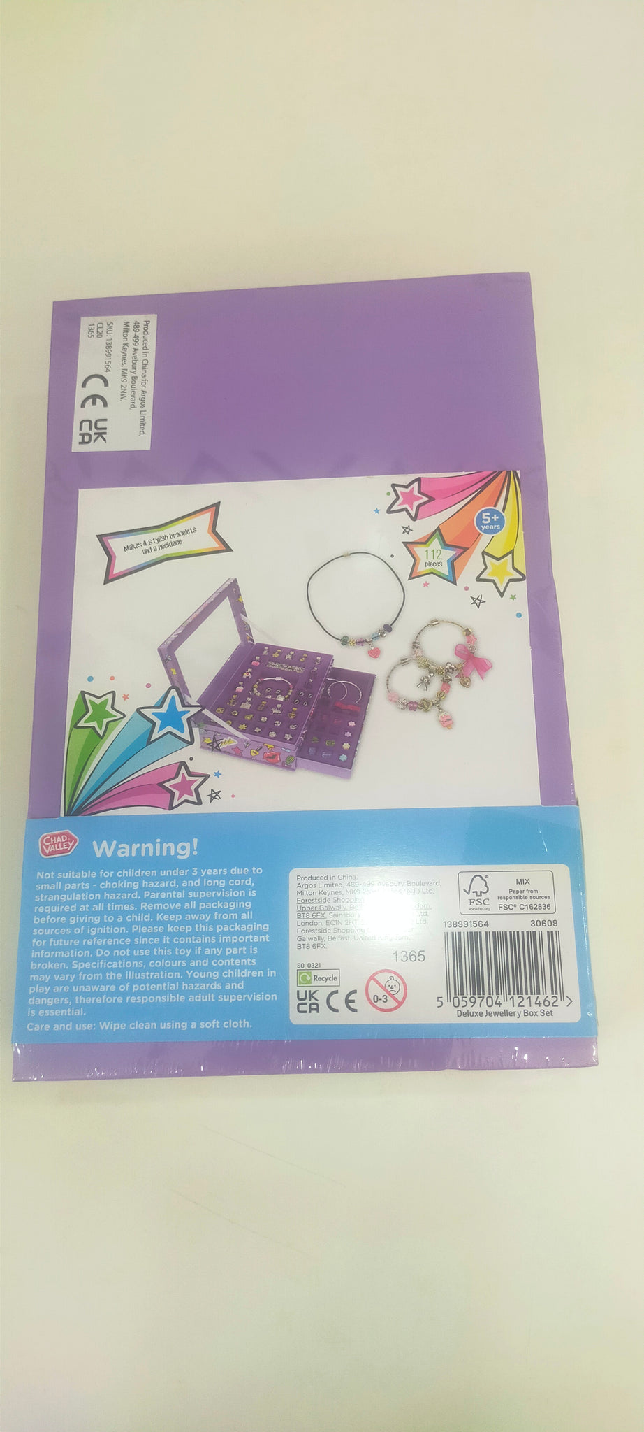 chad valley be u deluxe jewellery box set smyths