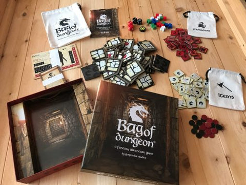 Inside the box of Bag of Dungeon