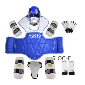 Taekwondo Protective Gear Actual Combat Equipment Full Set Thicken Competition Martial Arts Combat Protective Gear Training Set - Gymsphere - Boxing & Martial Arts Training Equipment