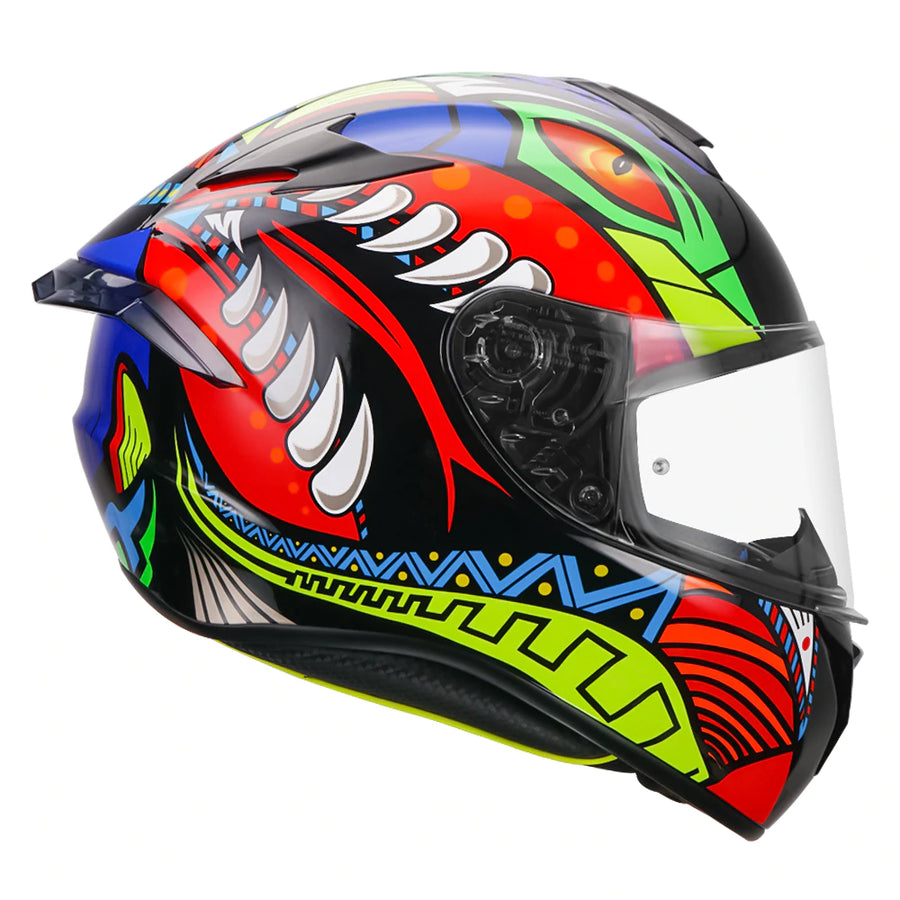 MT Thunder3 Wizard- Gloss Helmets, Cool Graphics