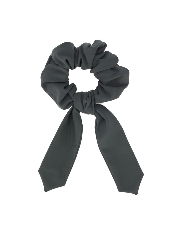 Oversized Hair Scrunchie - Charcoal