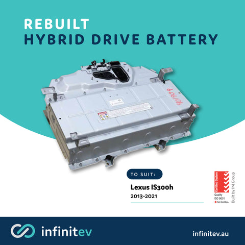 Hybrid replacement battery for Lexus IS300h with 3-year/200,000km warranty
