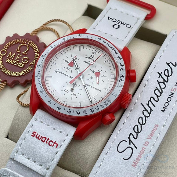 Swatch OMEGA MISSION TO MARS 新品未使用 www.sanagustin.ac.id