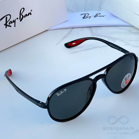 Ray Ban Black Lens & Black Frame Sunglasses For Men & Women - Arrangehere
