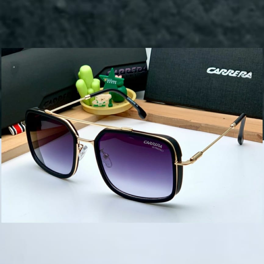 CARRERA UV Protect Carrear Purple Sunglass Gold Frame - Arrangehere