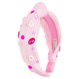 Kids Valentine's Beaded Headband - Little Blue Kids Boutique