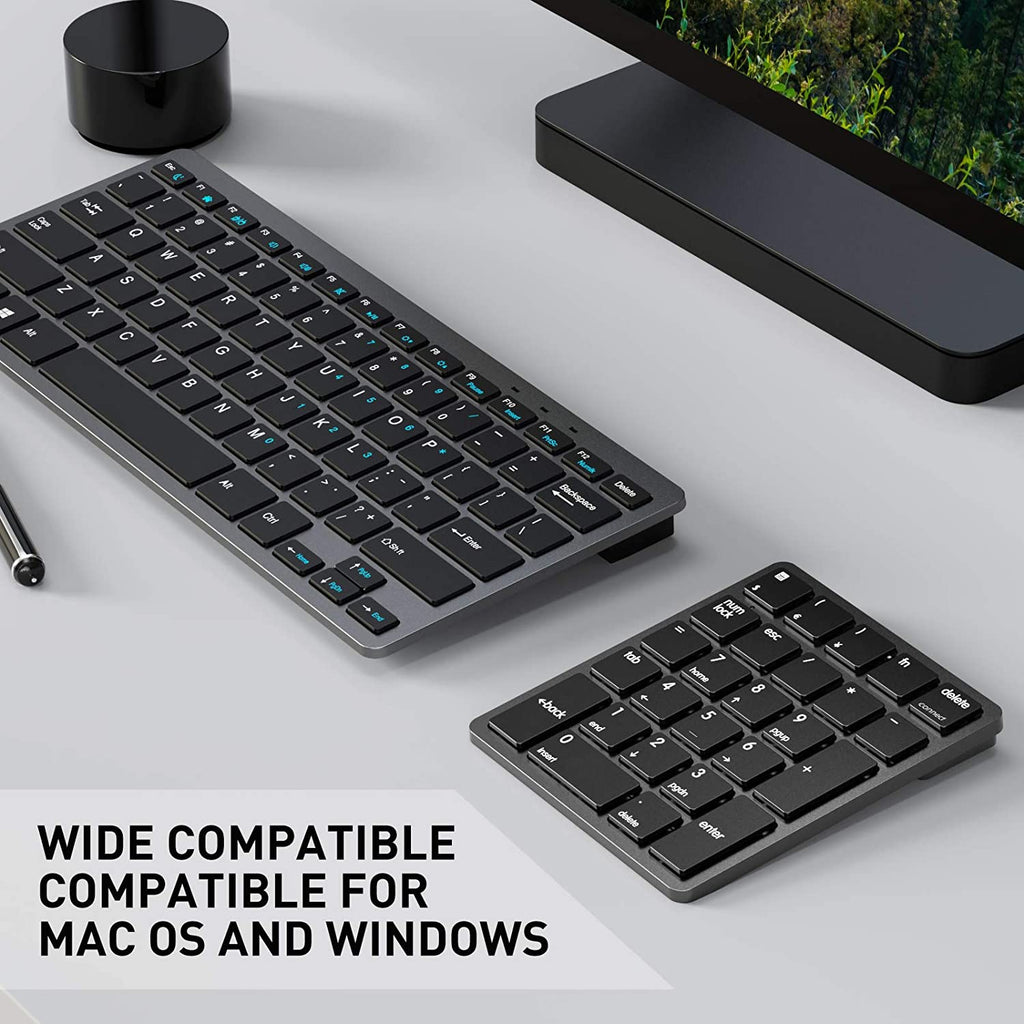 mac compatible keyboard with number pad