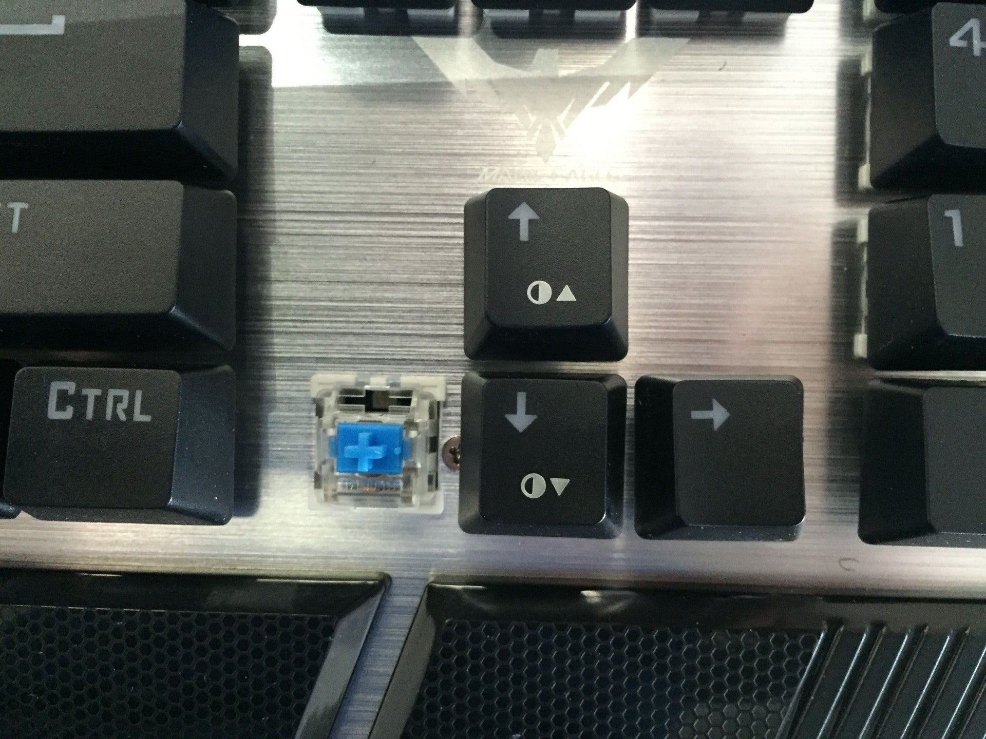 Otemu Blue Switch of HV-KB378L Mechanical Keyboard.