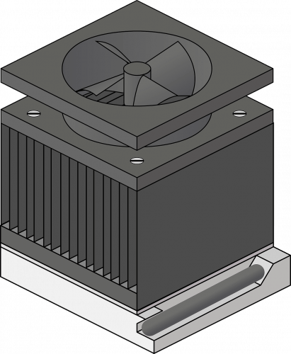 ventilateur de refroidissement du processeur