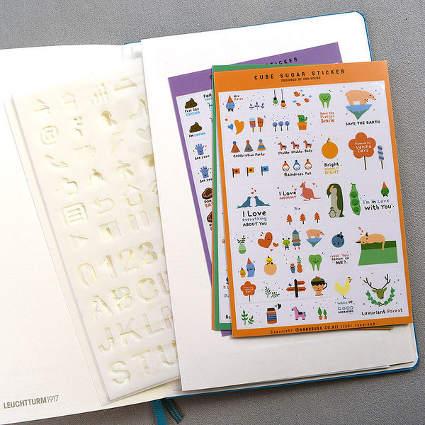 Bullet Journal with Stickers