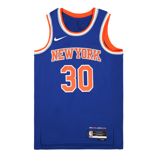 Nike NBA New York Knicks Icon Edition 2020 Julius Randle 30 Dri-Fit Swingman Jersey Rush Blue