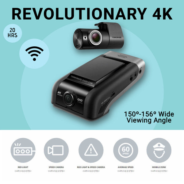 Thinkware U1000 The Revolutionary 4K DASH CAM front & Rear 1
