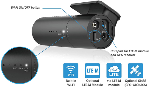 Blackvue Full HD Front & Rear Dash Cam with Wi-Fi DR590X 2Ch 5