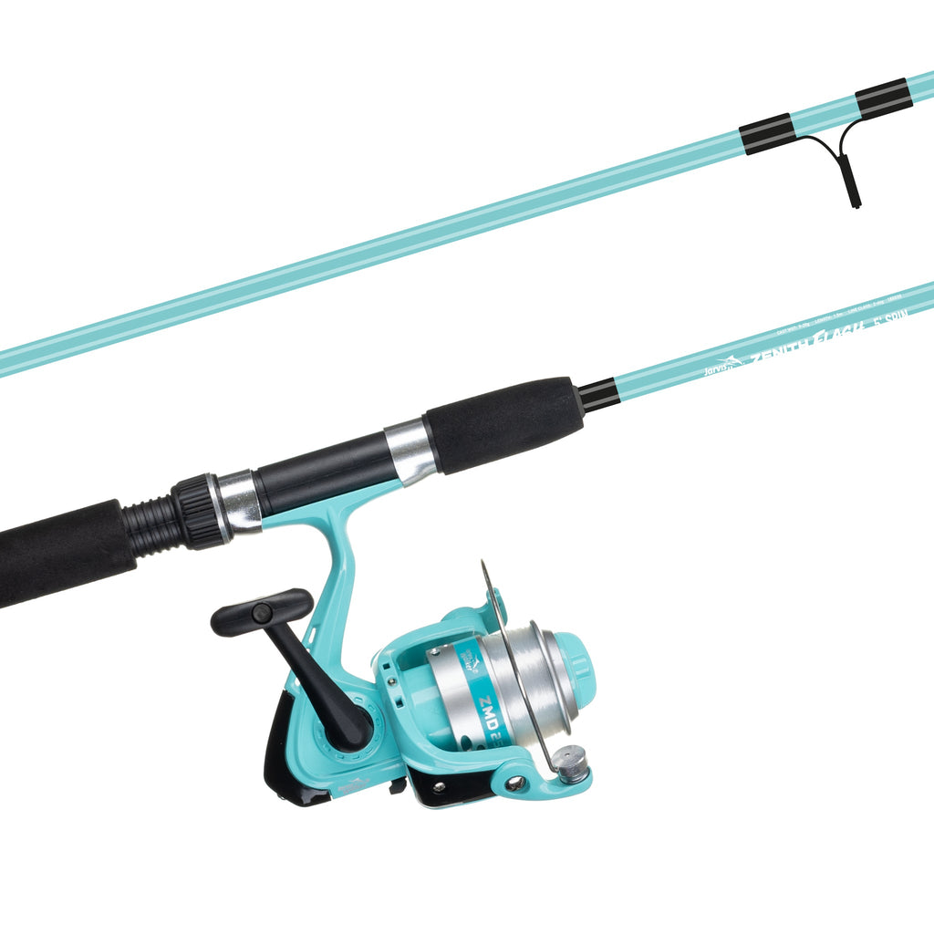 6ft Blue Jarvis Walker Zenith 2-4kg Kids Fishing Rod and Reel Combo - 2 Pce