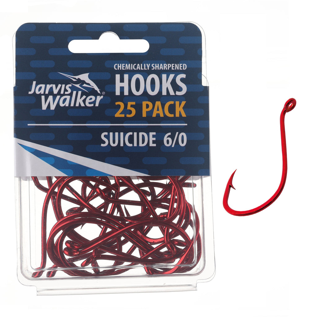 Jarvis Walker Chemically Sharpened Suicide Hooks - 100 Packs